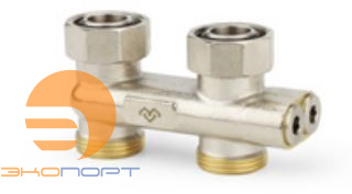 Узел нижнего подключения прямой 3/4"EK x 3/4"EK перекрестный Varmega