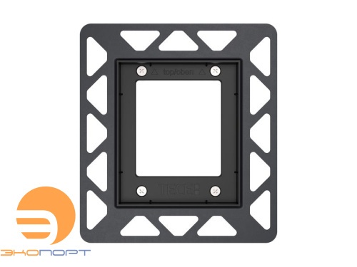 Монтажная рамка TECEfilo для монтажа на уровне стены, черный, глянцевый, TECE