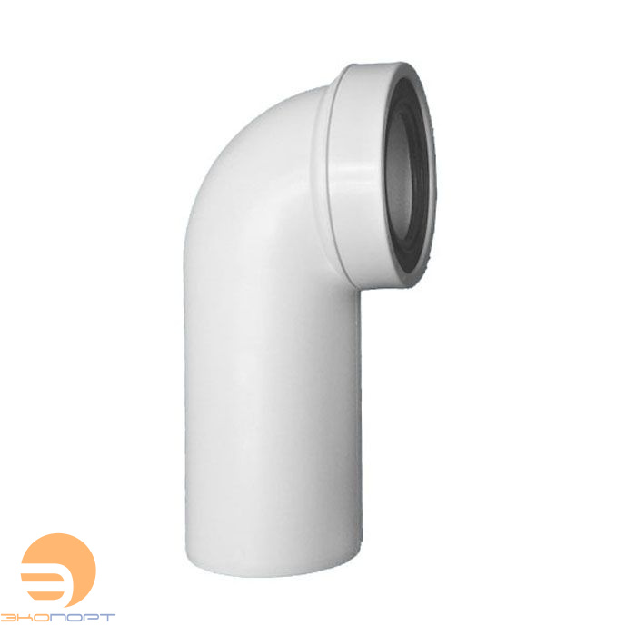 Труба фановая под углом 90гр, L230мм, вход 97-107мм, выход 110мм McAlpine