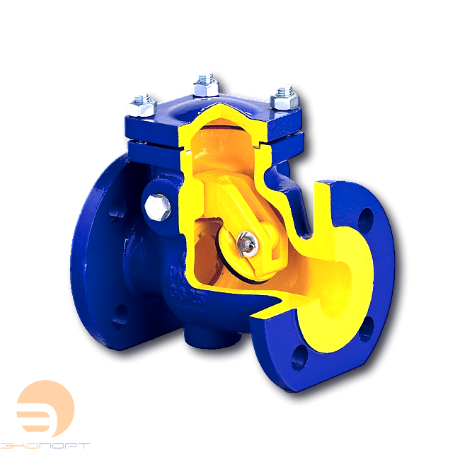 Клапан обратный V302-040 фланцевый чугунный Ду40 Ру16, Тмакс=300оС