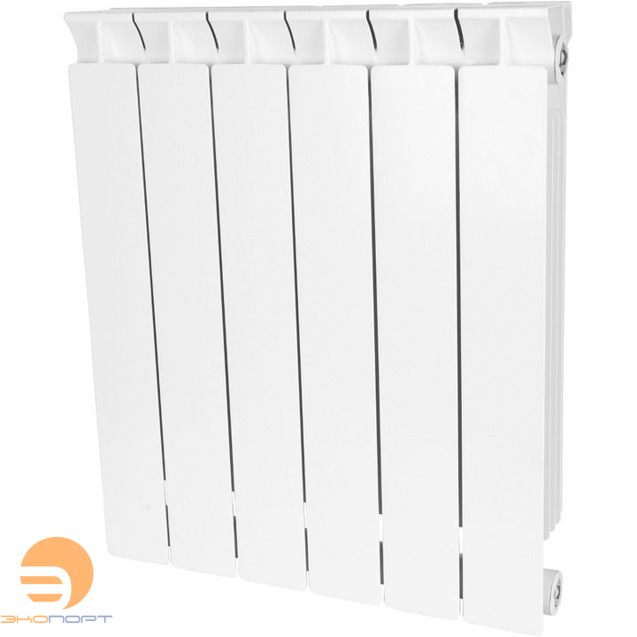 Радиатор биметаллический Style 500/80  6 секции боковое подкл. STOUT