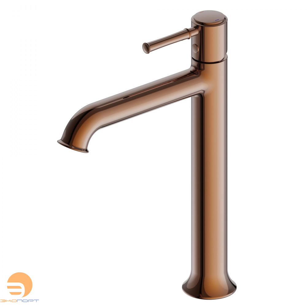 Смеситель для раковины высокий TOR, Розовое золото, WONZON & WOGHAND