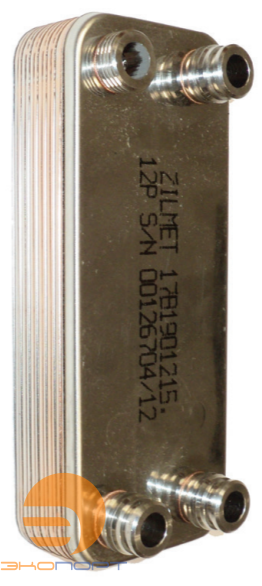 Теплообменник ZB190 10-30 20 кВт (н/р 3/4") Huch