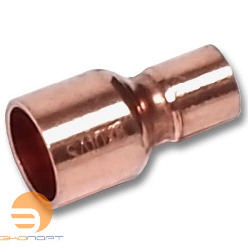 Муфта медная двухраструбная 28 х 18 Sanha