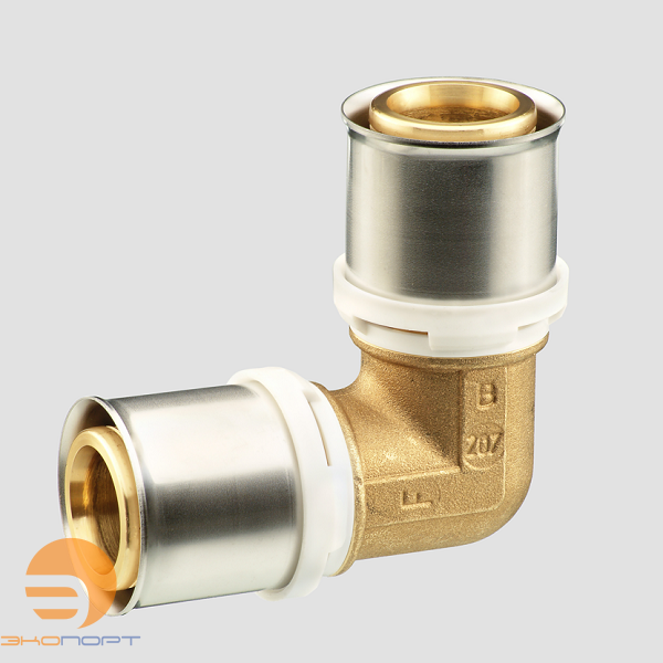 Угольник 90* 16х16  латунь alpex-duo XS Frankische