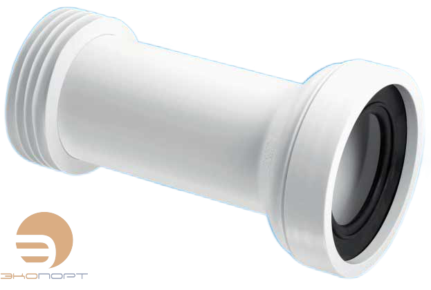 Труба фановая прямая, с прокладкой, L110мм, вход 90-110мм, выход вн. 4"/110мм McAlpine