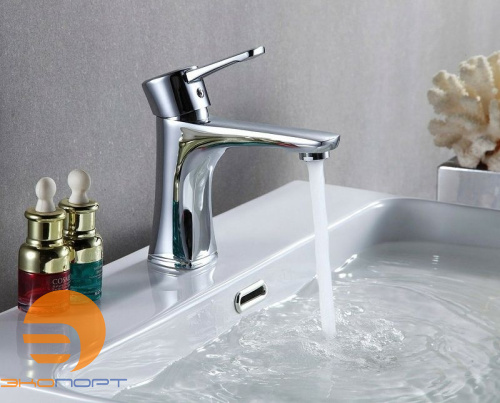 Смеситель для умывальника EVITTA, монолитный, хром, LEMARK