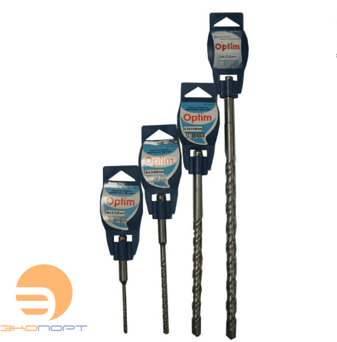 Сверло-бур д/бет. SDS+ 10 x 210 мм "Optim" КРЕПЕЖ
