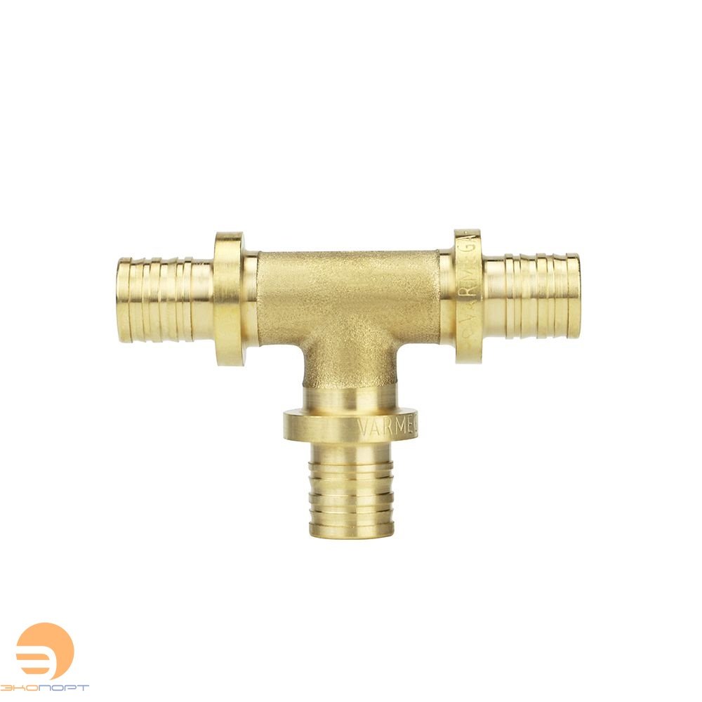 Тройник переходной 20-20-20 латунь Varmega