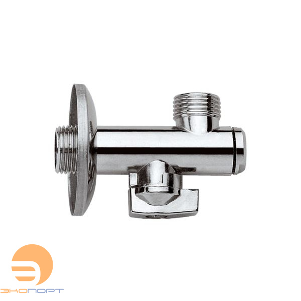 Вентиль угловой с фильтром 1/2х3/4 Remer