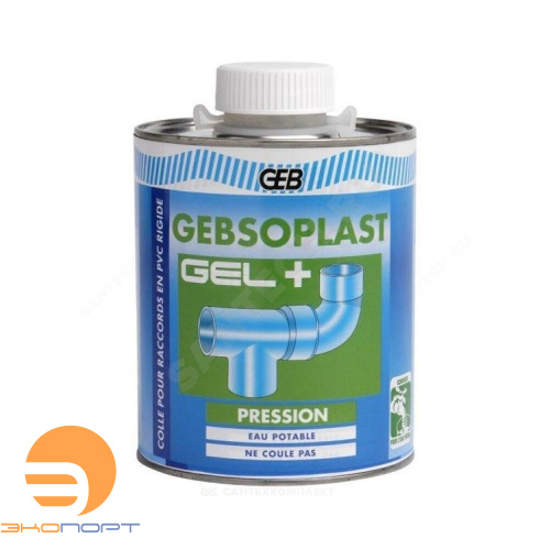 Клей Gebsoplast Gel+ (1000мл) для PVC-U, Франция