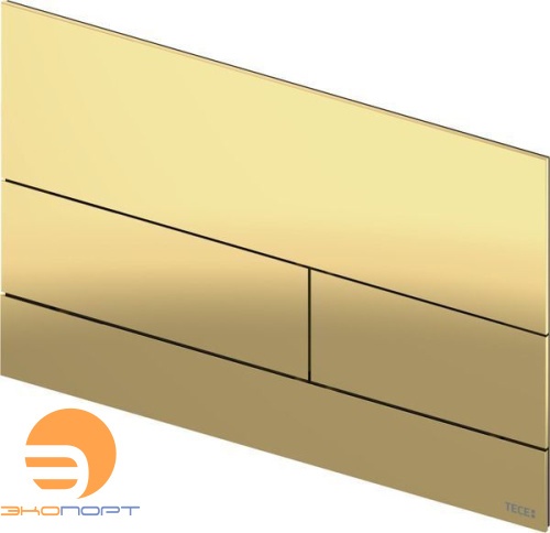 Клавиша TECEsquare II, PVD покрытие: глянец, позолоченный