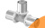 Тройник-пресс S-Press Plus 16-16-16 PPSU Uponor