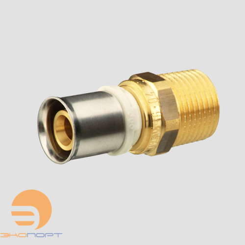 Муфта 20-3/4" НР alpex-duo, латунь Frankische