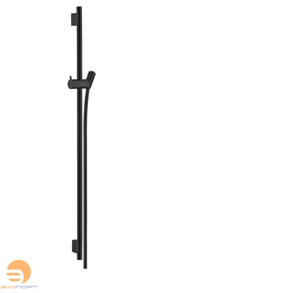Гарнитур д/душ. Unica S Puro, 90см со шлангом,черный матовый HANSGROHE