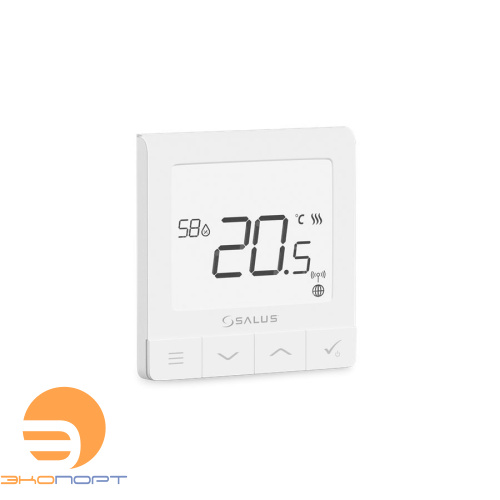 Терморегулятор проводной, датчик влаж., встраиваемый SQ610 SALUS Терморегулятор проводной, датчик влаж., встраиваемый SQ610 SALUS