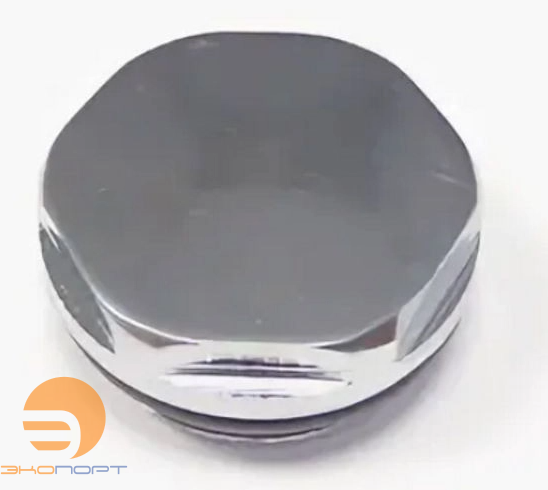 Заглушка 1/2" CR Хром