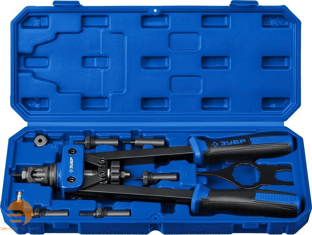 Заклепочник в кейсе Р-М10 МЗ-М10 ЗУБР