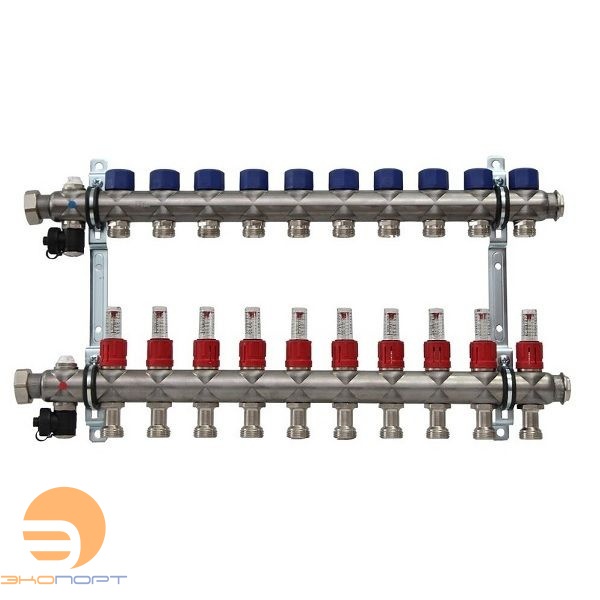 Коллектор с расходомерами на 10 выходов 3/4" евроконус  FRAENKISCHE