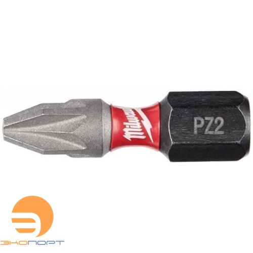 Бита для шуруповерта  Shockwave PZ2 25мм , Milwaukee (1 шт)