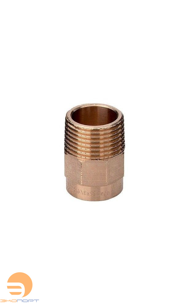 Муфта переходная НР-пайка 15х3/4" медная Sanha