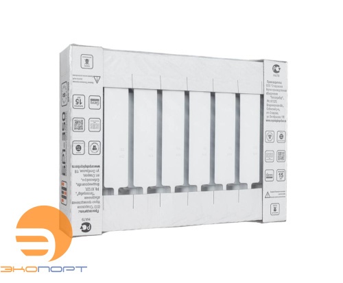 Радиатор биметаллический BR1 350/90 мм 8 секций Теплоприбор