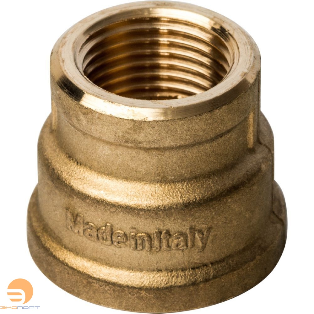 Муфта ВВ   3/4х1/2 (латунь) STOUT