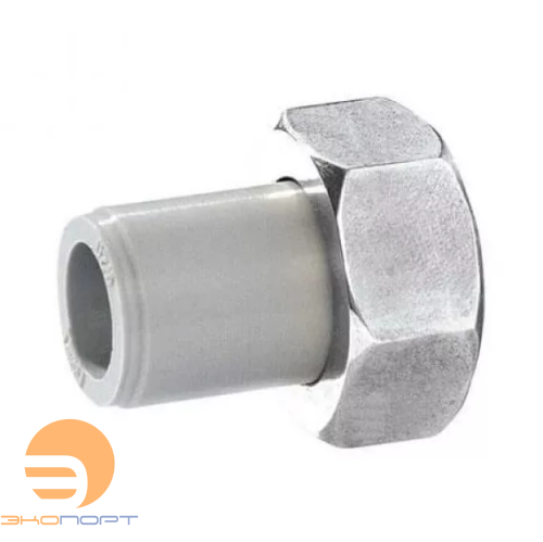 Муфта с накидной гайкой плоское уплотнение ВР 20-3/4" KAN-therm