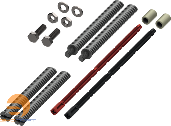 Комплект удлиненных толкателей, эксцентриков, крепежных элементов (макс. 12 см)