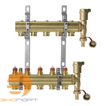 Комплект коллекторов  FHF-5 set вент. вставки латунь