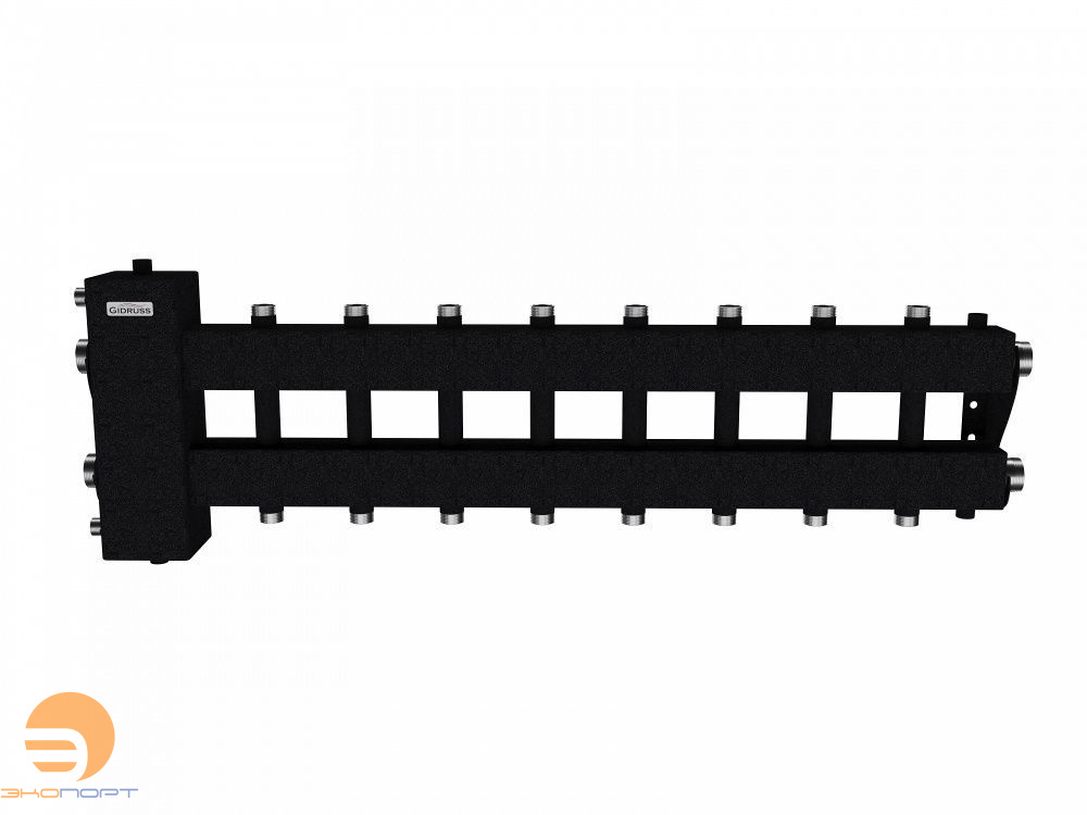 Балансировочный коллектор BM-150-9DU, до 150 кВт Gidrus