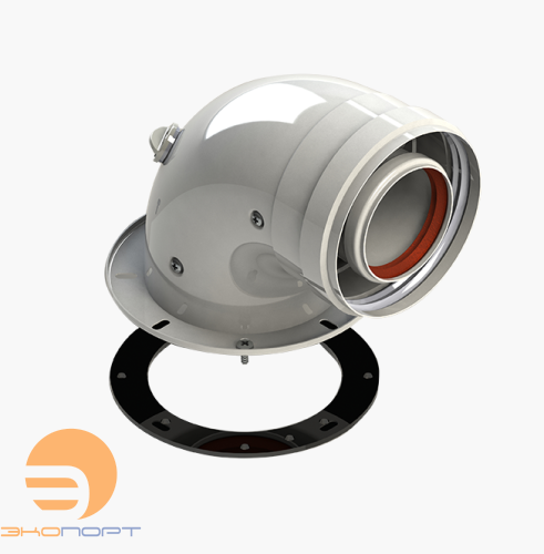 Колено подключения коаксиальное DN60/100 (Bosch/Buderus)