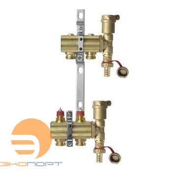 Комплект коллекторов  FHF-2 set  вент. вставки латунь