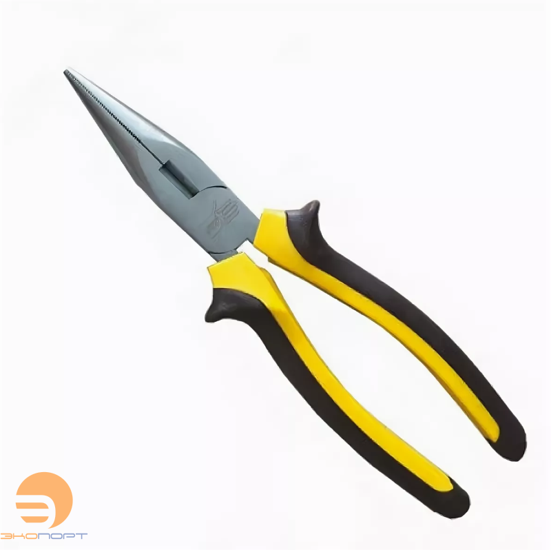 Длинногубцы 160мм, углеродистая сталь, полированное покрытие "888" КРЕПЕЖ