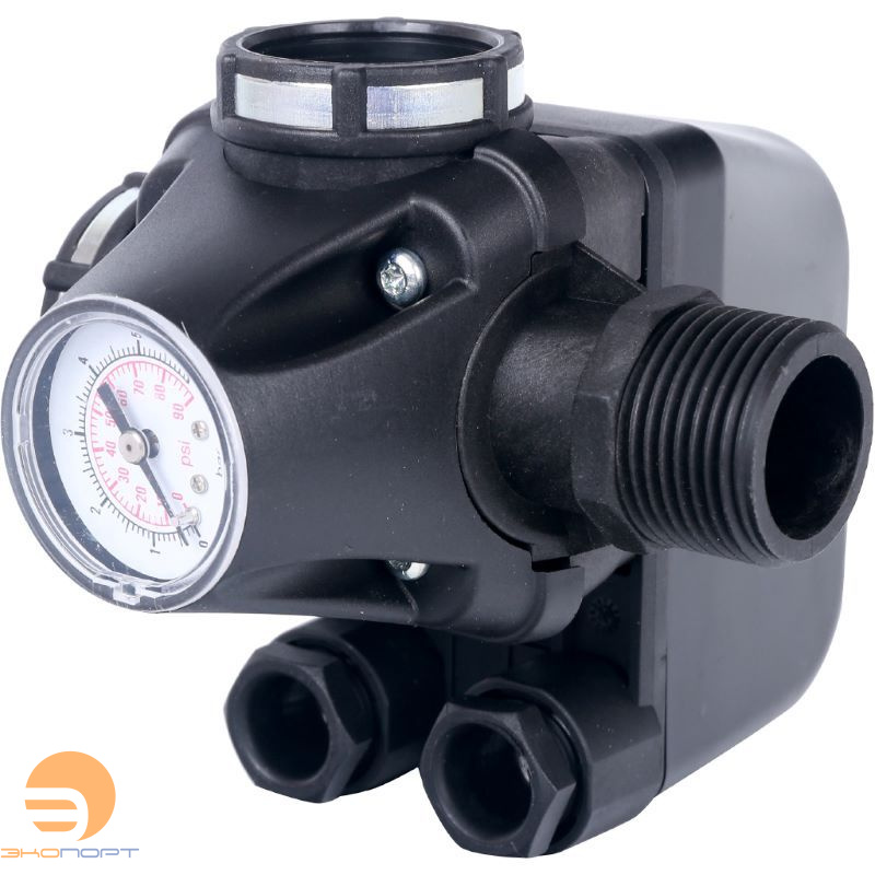 Реле давления с манометром PM5-3W, 1-5 бар STOUT