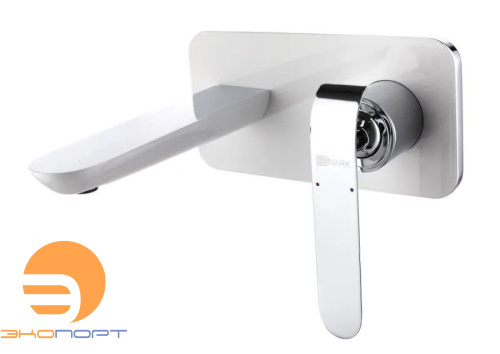 Смеситель для умывальника MELANGE встраиваемый, хром/белый, LEMARK Смеситель для умывальника MELANGE встраиваемый, хром/белый, LEMARK