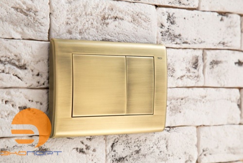 Клавиша TECEplanus, 2 клавиши, состаренная латунь 