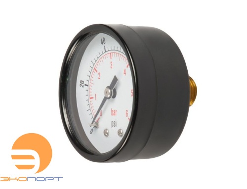 Манометр аксиальный (1/4", 0-6 бар) Unipump