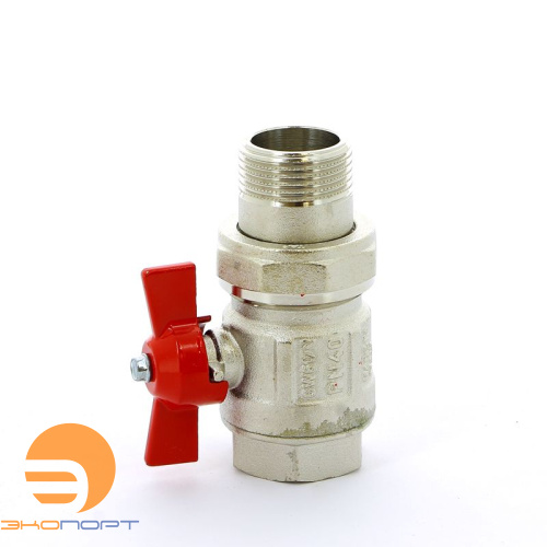 Кран со сгоном НВ 1" бабочка IDEAL ITAP Кран со сгоном НВ 1" бабочка IDEAL ITAP