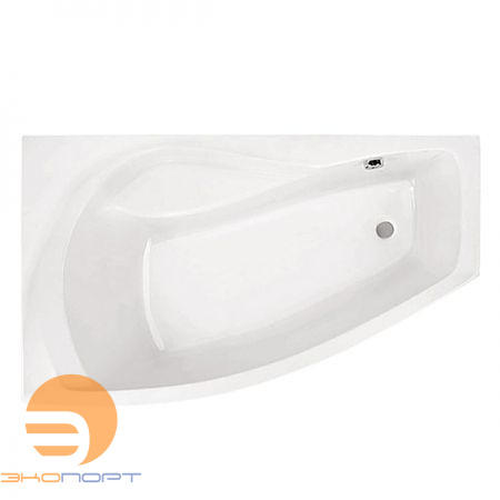 Ванна МАЙОРКА ассиметричная XL 160*95, Белая, Лев. Santek