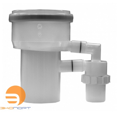 Патрубок присоед. полипропиленовый Ø110/80 мм с конденсатоотводчиком, HT