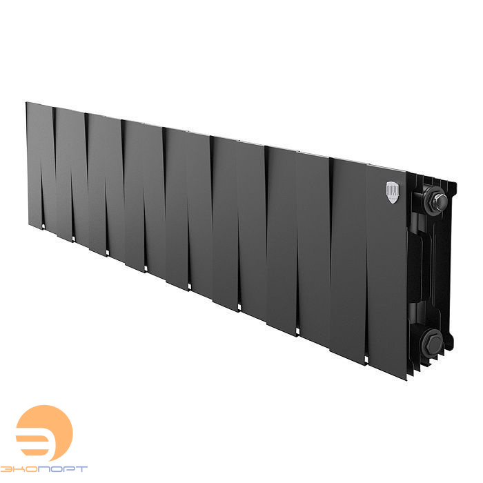 Радиатор биметаллический PianoForte Noir Sable 200/100  16 секций Royal Thermo