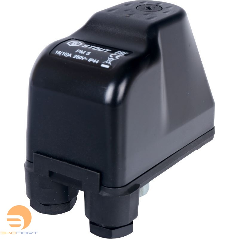 Реле давления PM5G (1/4", ВР, накидная гайка, 1-5 бар) STOUT