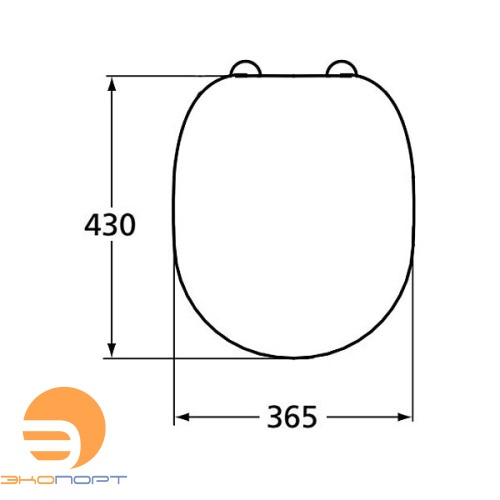 Сиденье с крышкой Connect, дюропласт (Soft Close), IDEAL STANDARD