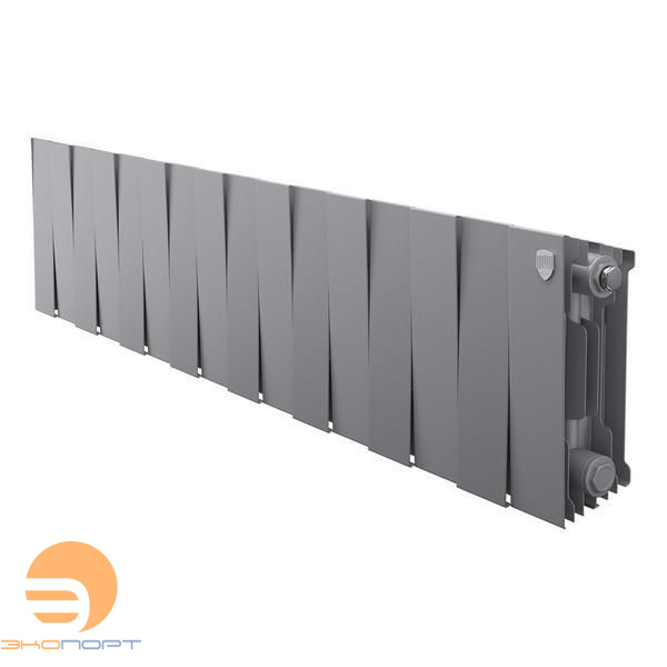 Радиатор биметаллический PianoForte Silver Satin 200/100  16 секций Royal Thermo
