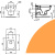 Унитаз подвесной ESEDRA, глубокий смыв, IDEAL STANDARD
