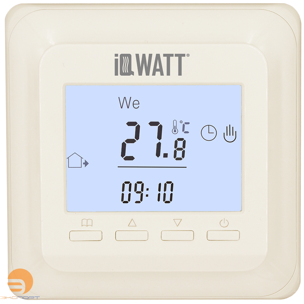 Терморегулятор IQ Thermostat P программируемый электронный, слоновая кость