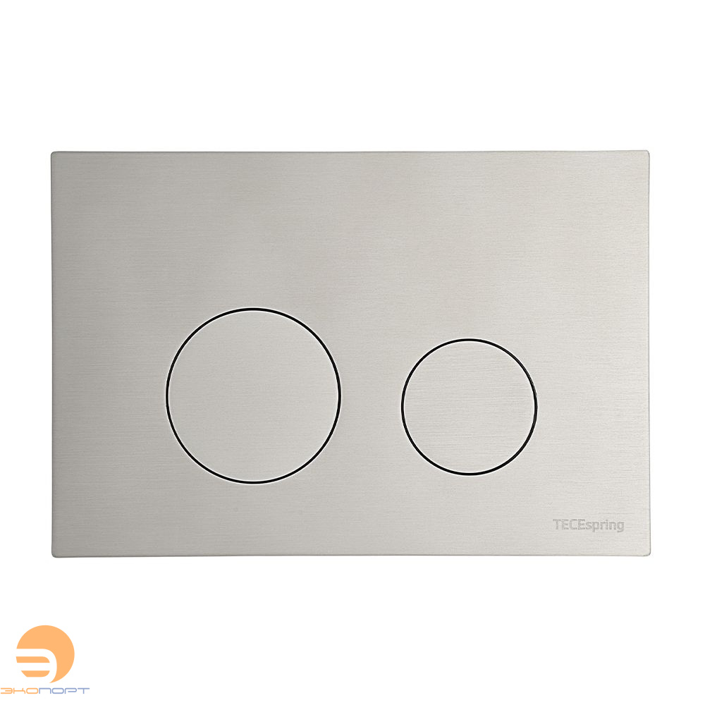 Панель смыва TECEspring loop (круглые клавиши) нерж.сталь, сатин, с покрытием против отпечатков