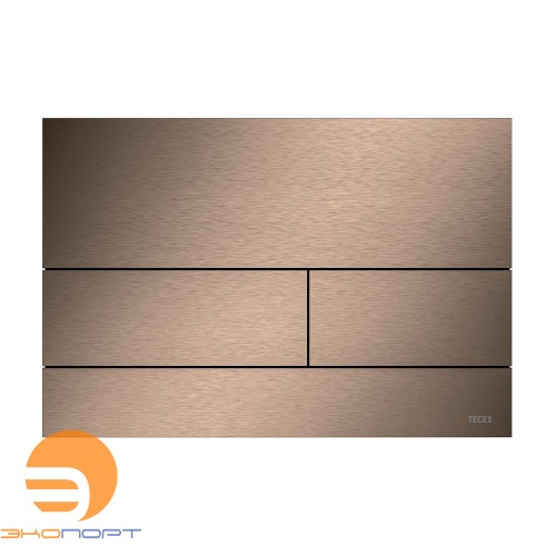 Клавиша TECEsquare II, PVD покрытие: сатин, красный, позолоченный