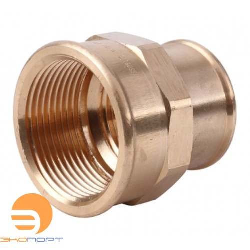 Муфта ВВ 1 1/2х 3/4"  (бронза) Viega
